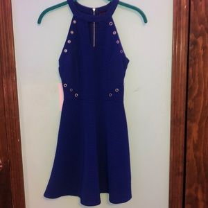 Material Girl Royal Blue Mini Dress